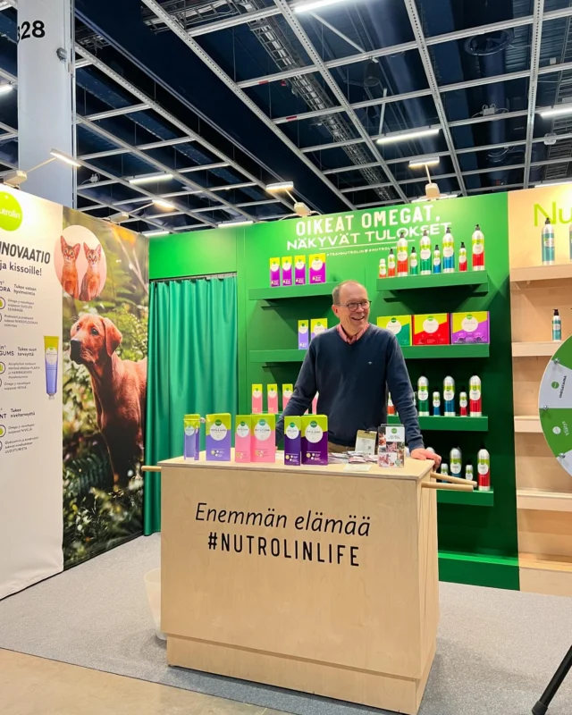 Three days at the Veterinary Conference & Trade Show in Helsinki. Many wonderful people with interesting questions and user reviews. It was lovely to meet you all 💚#eläinlääkäripäivät #veterinary #nutrolinlife #nutrolin